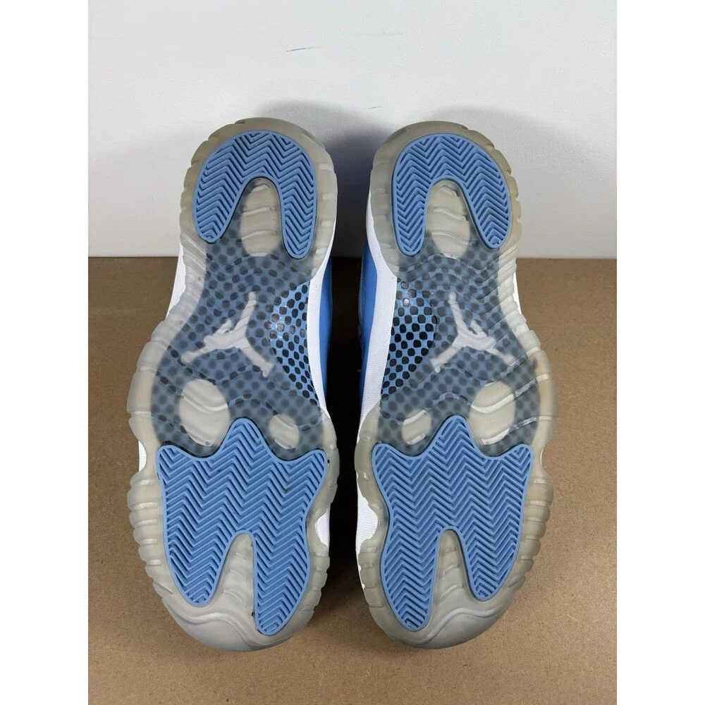 Nike Air Jordan 11 Retro Low UNC University Blue White 528895-106 Size 11 Men